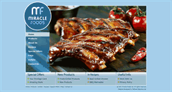 Desktop Screenshot of miraclefoods.net